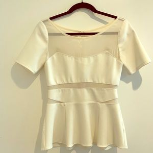 Elizabeth and James peplum top